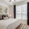 a bedroom with a large bed